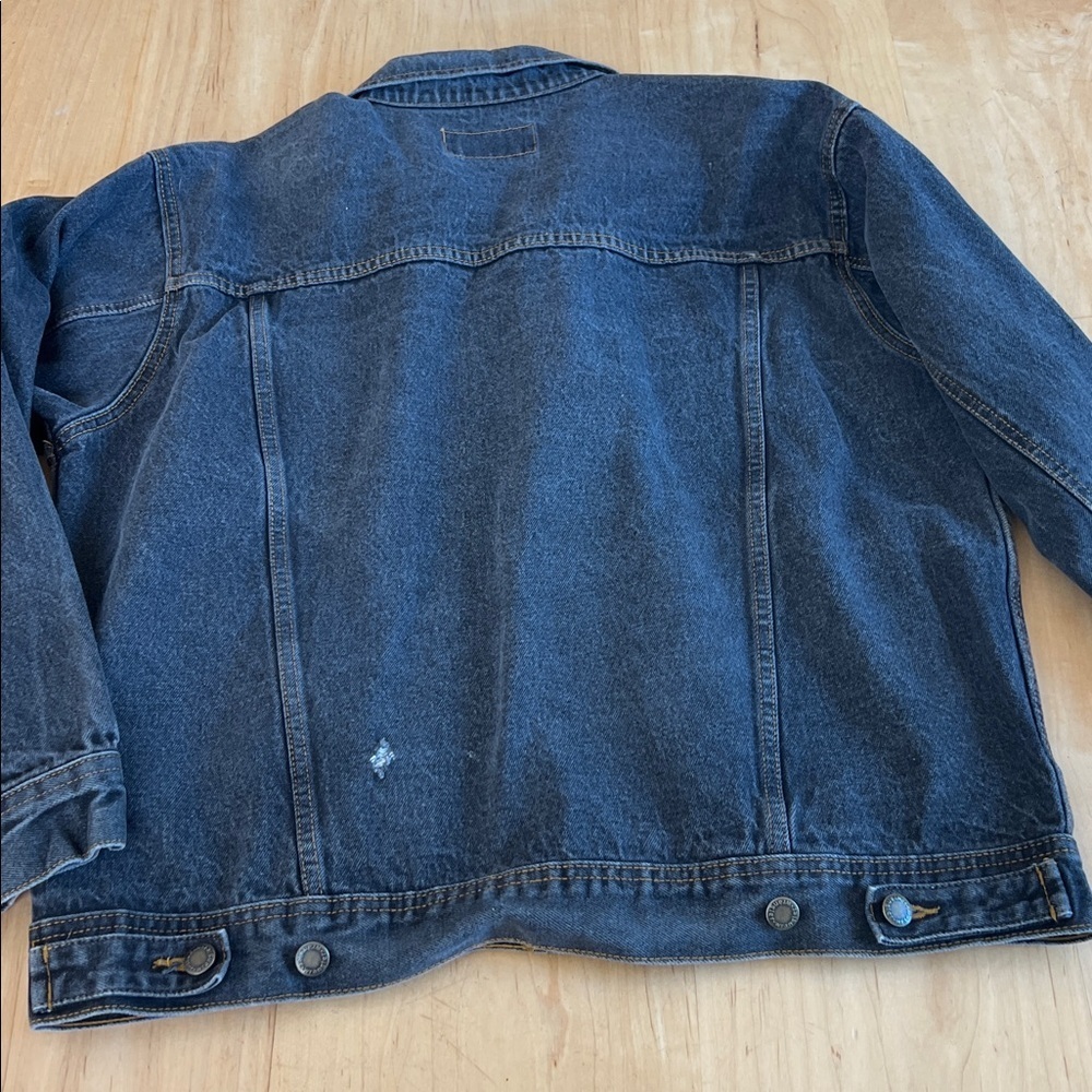 Vintage Wrangler Men's Rugged Wear Washed Black Denim Jacket - Picture 6 of 7